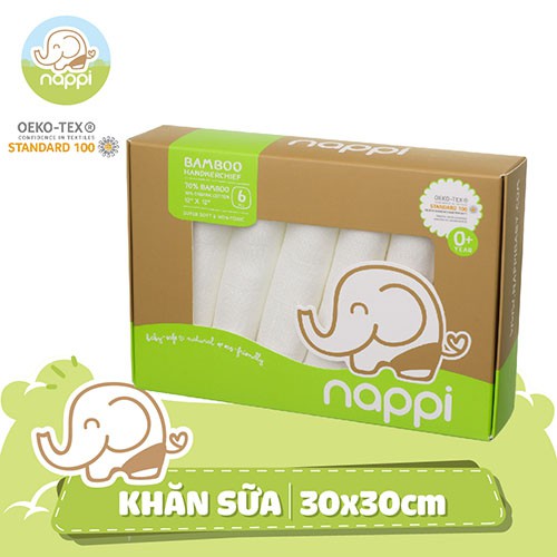 2 Hộp khăn sữa Nappi (6 chiếc/hộp) + 1 Hộp bông tăm cỡ nhỏ Moby (150 chiếc/hộp)