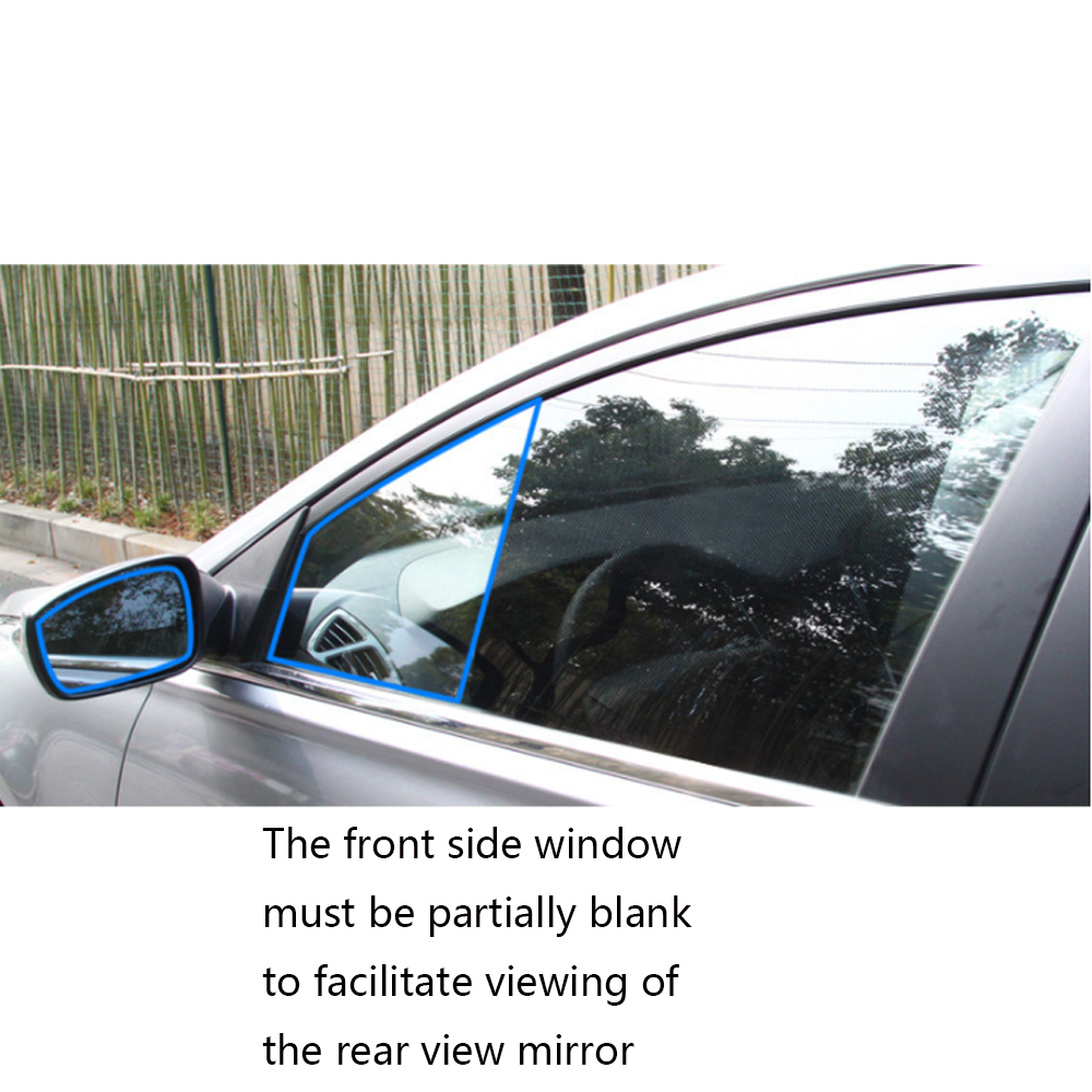 Bộ 2 miếng dán kính cửa sổ xe hơi chống nắng chống tia UV