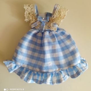 Đầm caro búp bê bjd 1/6-1/8