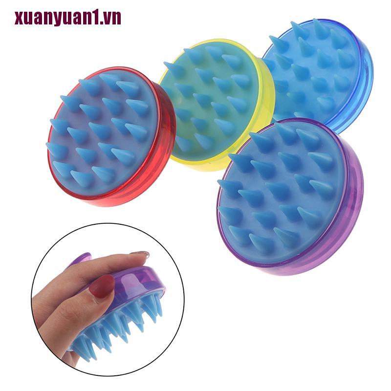 [xuanyuan1] Lược Gội Đầu Silicone Massage Da Đầu