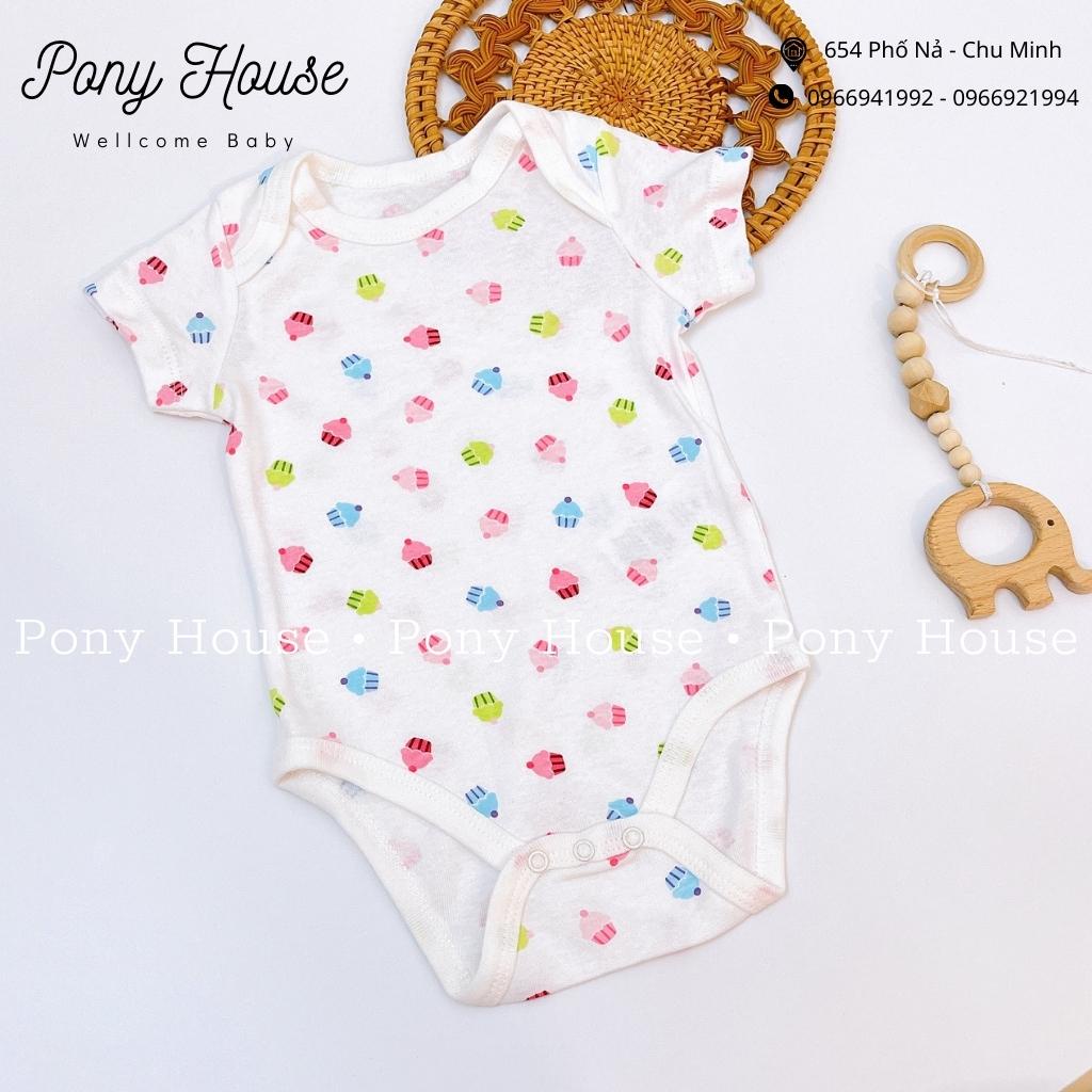 Body Chip Cộc Tay Bodysuit  Hàng Quảng Châu Chất Cotton Siêu Đẹp Mềm Mát Cho Bé Gái Từ Sơ Sinh đến 9 Tháng