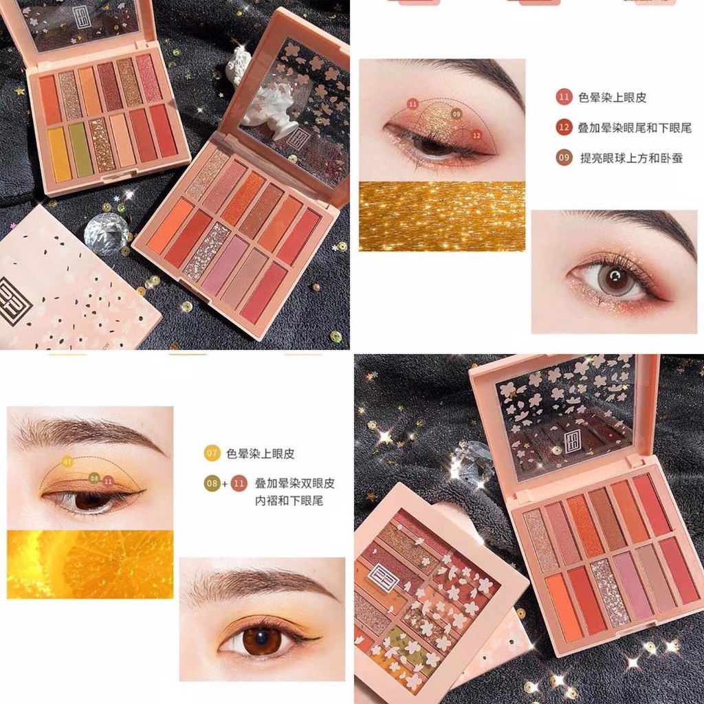 PHẤN MẮT TUTU SAKURA FLOWERS EYESHADOW