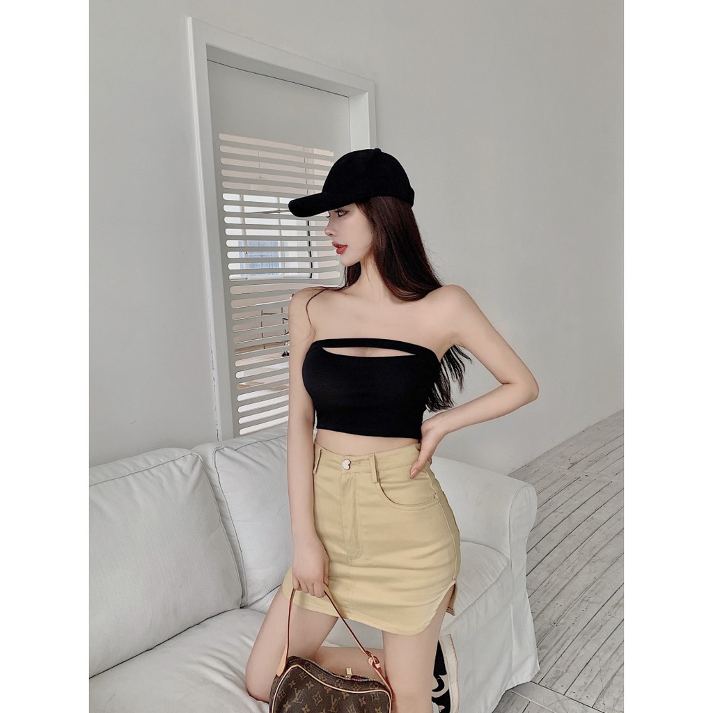 chân váy jean Dáng Chữ U Thiết Kế Quyến Rũ Cho Nữ | BigBuy360 - bigbuy360.vn