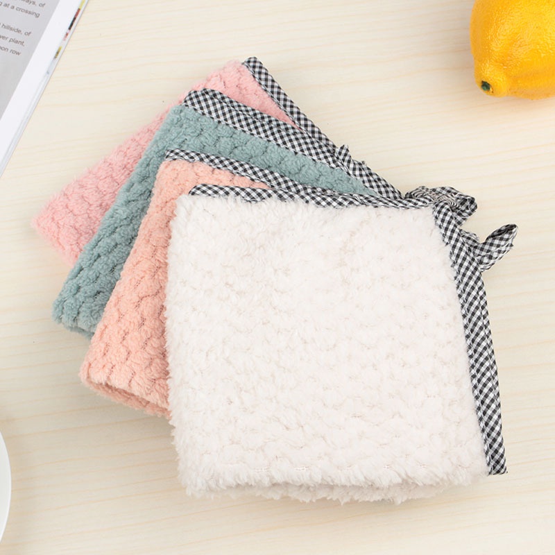 Khăn Lau Chén Dĩa 23X23Cm Thấm Hút Tốt Tiện Dụng