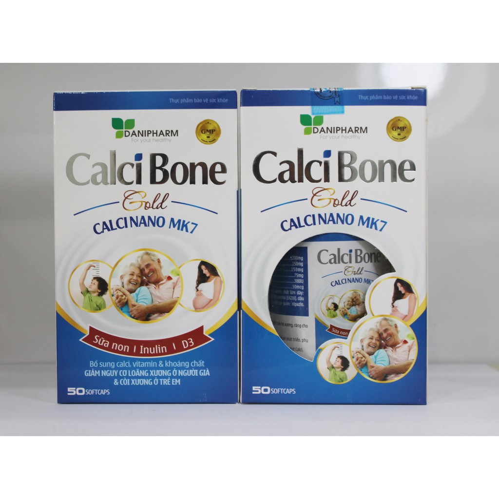 CALCI BONE GOLD - BỔ SUNG CALCI, VITAMIN & KHOÁNG CHẤT - GIẢM NGUY CƠ LOÃNG XƯƠNG (NGƯỜI GIÀ) VÀ CÒI XƯƠNG (TRẺ EM)