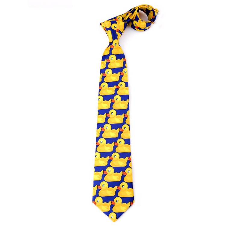 Cà vạt họa tiết hoạt hình ducky tie trong How i met your mother 8cm