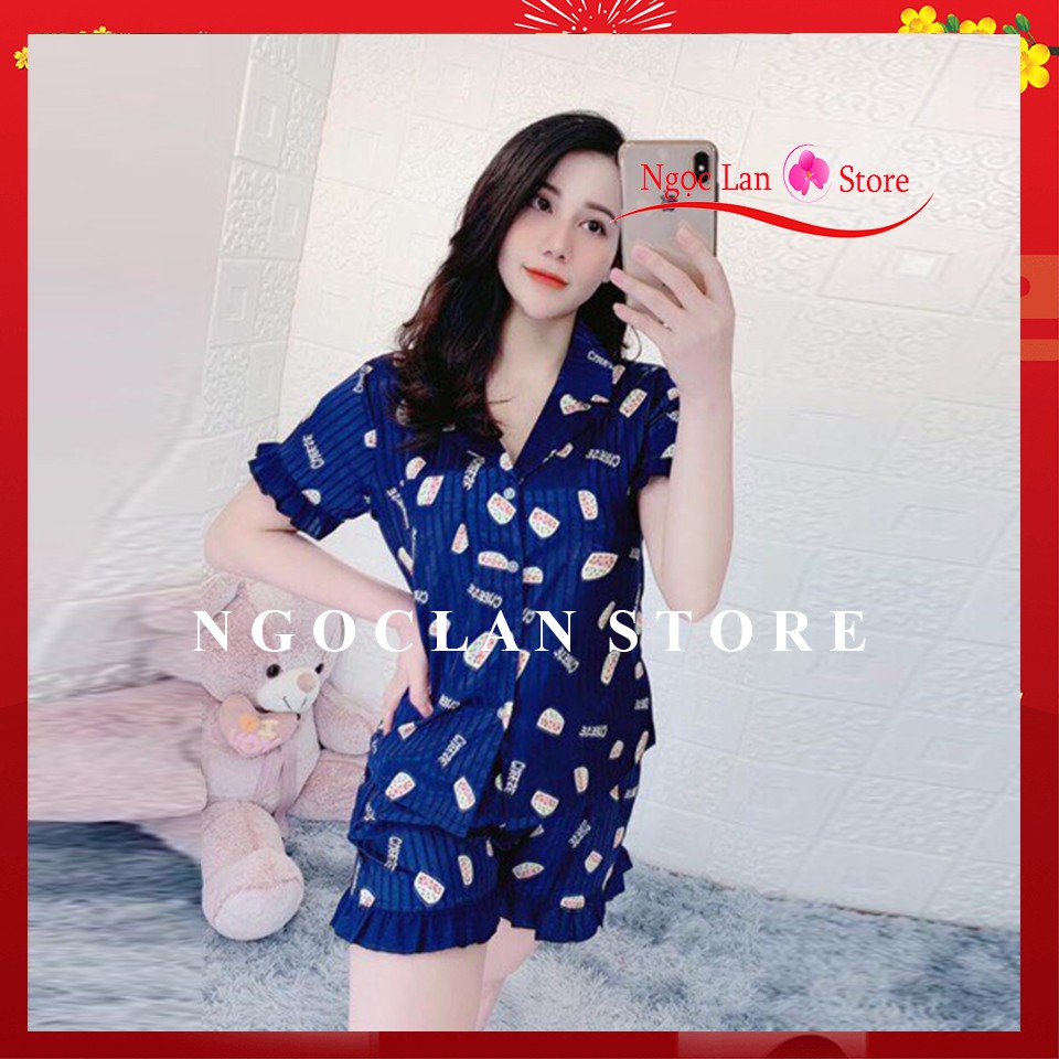 Pijama lụa gấm