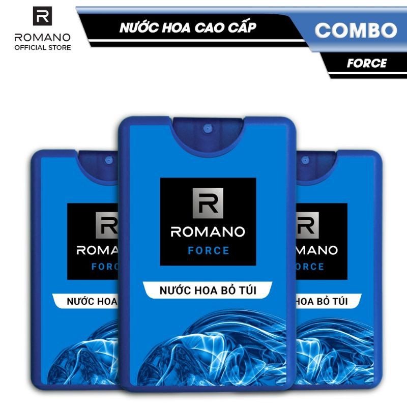 Nước hoa bỏ túi Romano Force 18ml