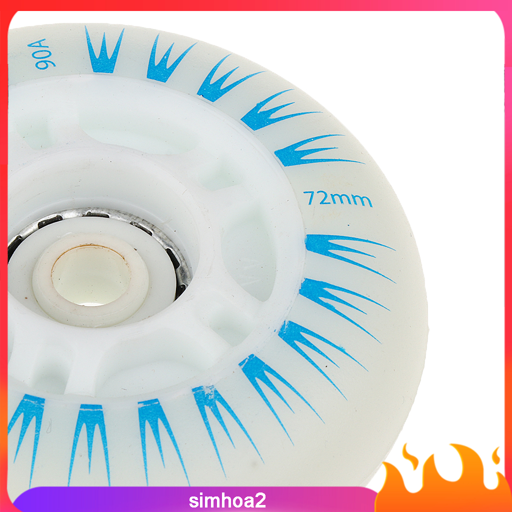 Bộ 4 Bánh Xe Thay Thế Cho Ván Trượt Patin 72mm