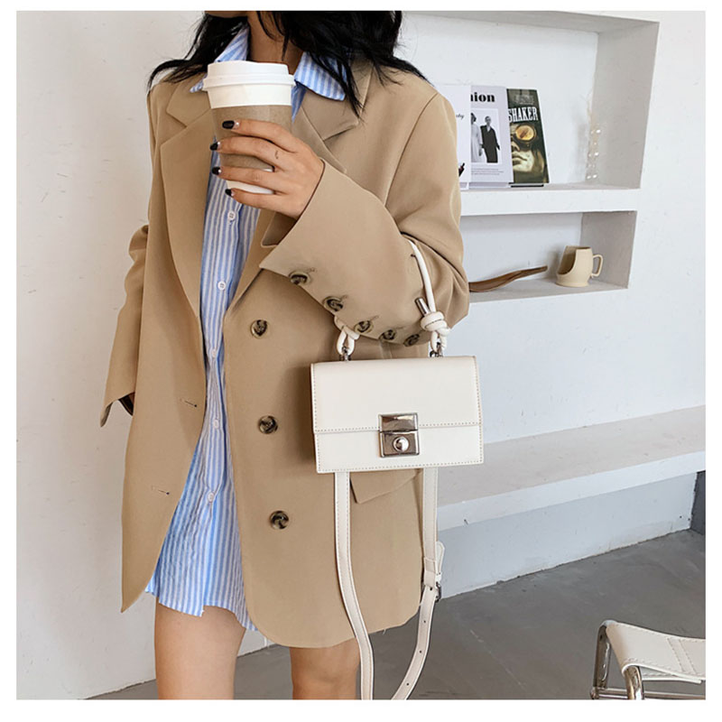 Túi Xách Da Pu Màu Trơn Thời Trang Cho Nữ