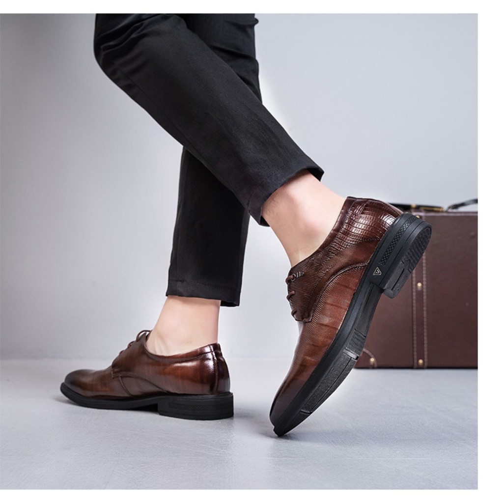 Giầy nam buộc dây  phong cách trẻ mẫu mới 2021