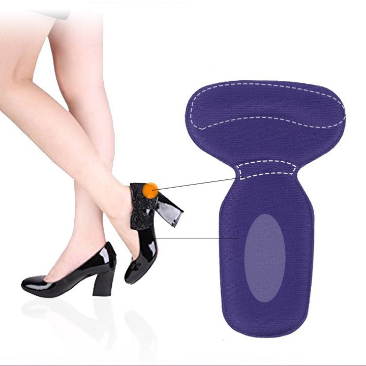 1 cặp lót gót giày cao gót/ giày búp bê chống trấy xước gót chân