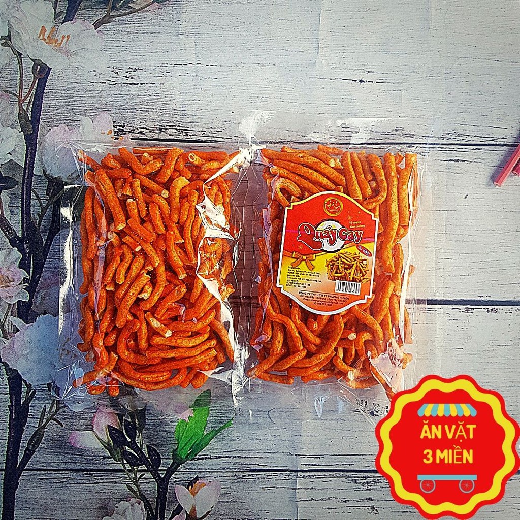 Quẩy Tăm Cay To Đặc Sản Nhậu / Phương Huyền Food gói 165g