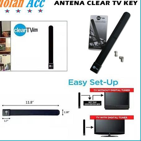 Ăng Ten Tv Kỹ Thuật Số Trong Nhà 15mr 21 Hdtv Dvb-T2 Clear Tv Key In Eh098