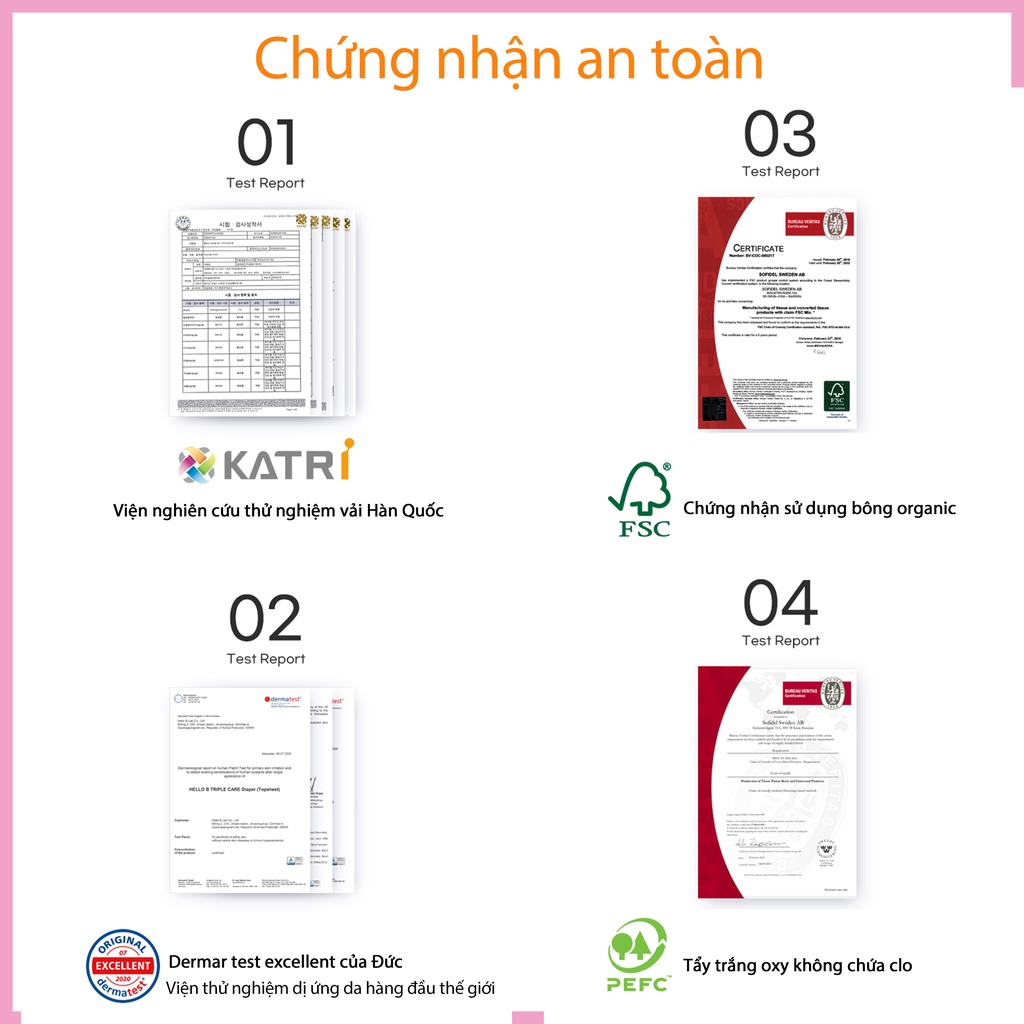 [CHÍNH HÃNG] Bỉm Dán Hello B Nội Địa Hàn Quốc S34/ M30/L26/XL22