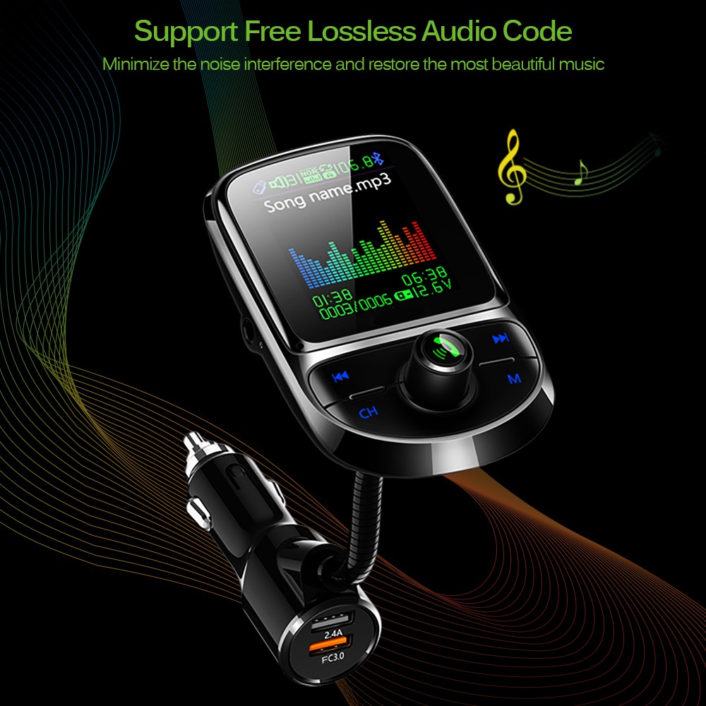 IN STOCK Car Mp3 Player  USB TF Card Bluetooth 5.0 AUX Car FM transmitter