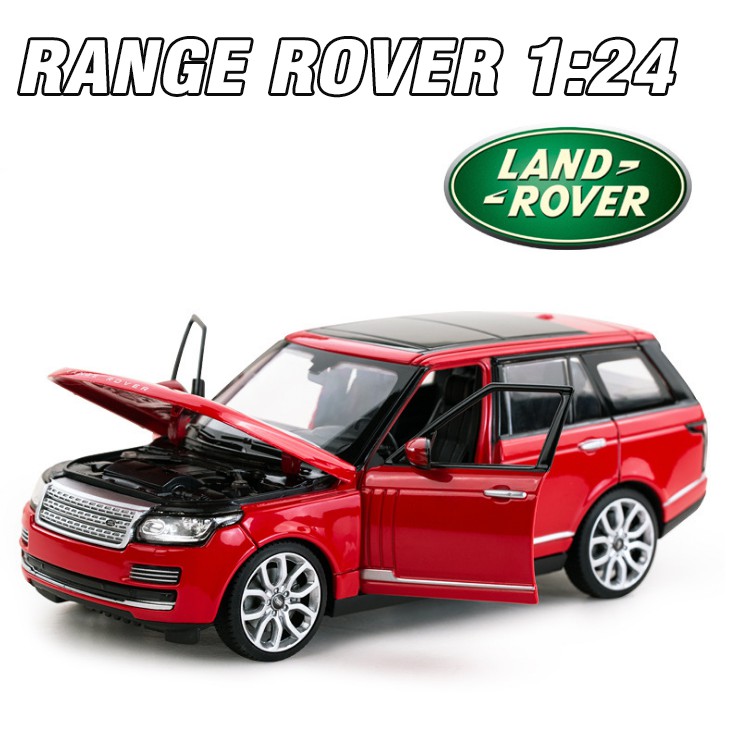 Xe mô hình ô tô Range Rover SV Autobiography Rastar tỷ lệ 1:24 xe bằng kim loại mở cửa đồ chơi trẻ em