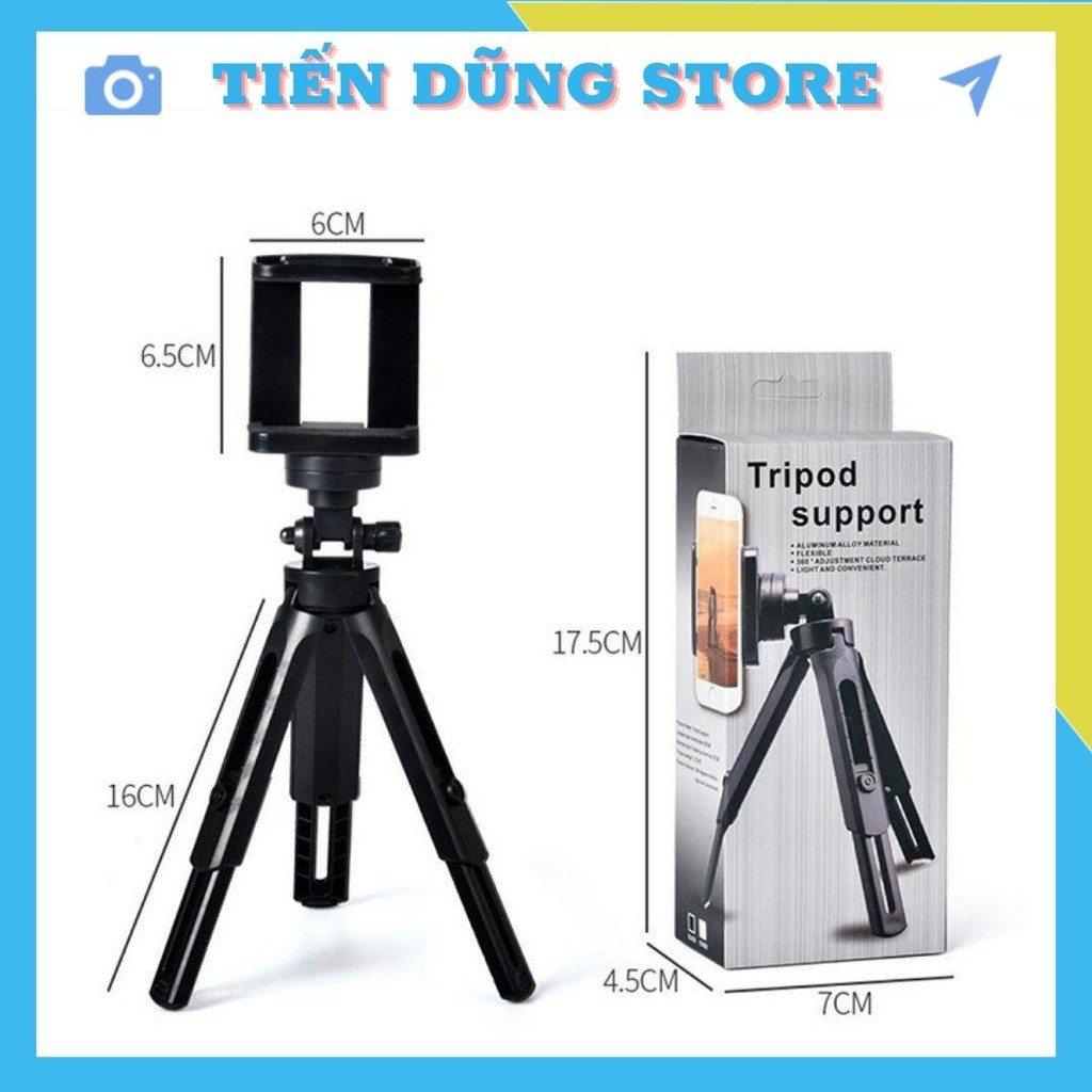 FreeShip- Sản Phẩm Cao Cấp GẬY LIVESTREAM TRIPOD SUPORT 3 CHÂN