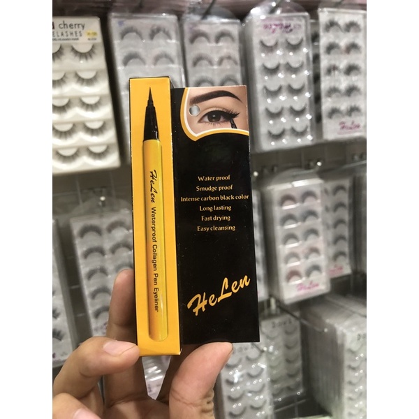 Bút Kẻ Mắt Nước Dưỡng Mi Chống Lem/Trôi Helen