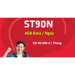 ST90N Viettel_4gb/ngày dùng data full tốc độ cao