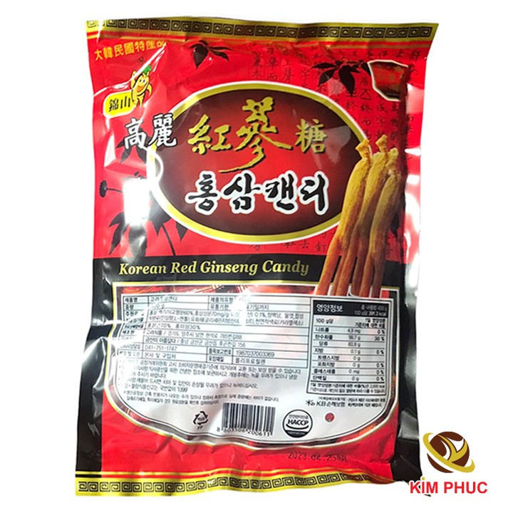 Kẹo hồng sâm Geumsan Hàn Quốc (400g)