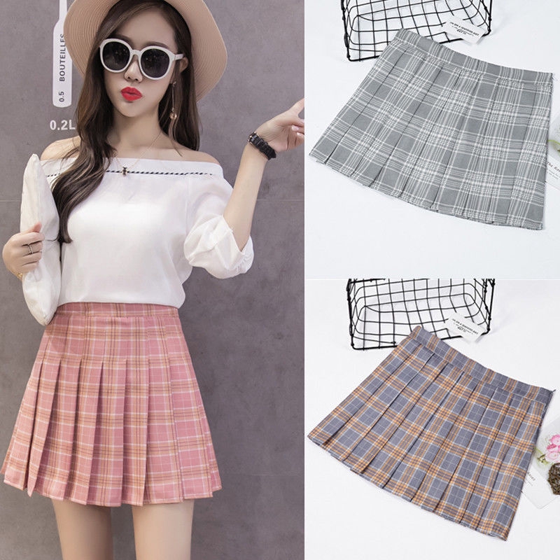 Chân Váy Midi Lưng Cao Phong Cách Hàn Quốc Cho Nữ