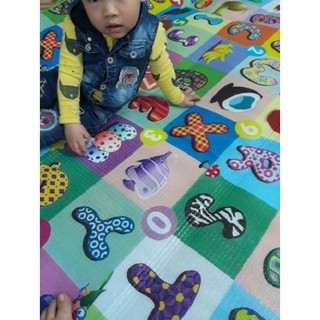 THẢM CHƠI 2 MẶT MABOSHI BABY CHO BÉ 1M2X1M9