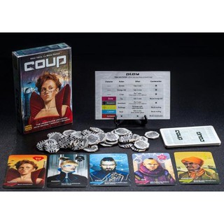 Trò chơi Boardgame thẻ bài chiến thuật hấp dẫn Coup & Coup Reformation
