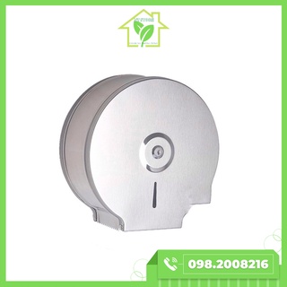 Hộp đựng giấy vệ sinh inox mờ gắn tường có khóa, chống rỉ vô cùng chắc chắn