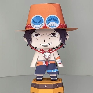 Mô hình giấy anime [One Piece] chibi Portgas D. Ace