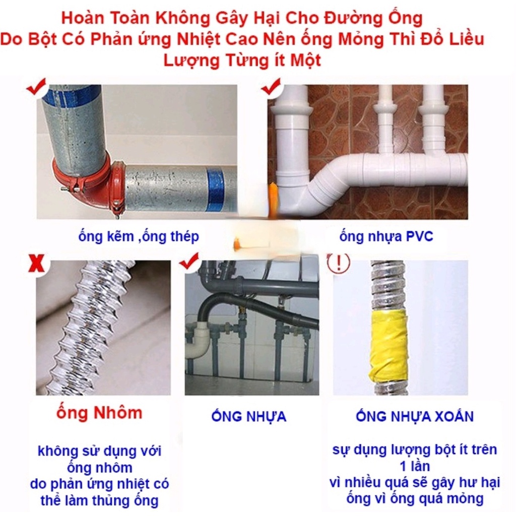 Bột Thống Cống,Bồn Cầu,Lavabo Cực Mạnh YUHAO Thần Thánh 2021