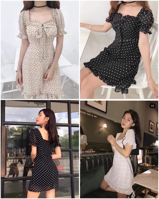 Đầm Heart Dress Hoạ Tiết Trái Tim Nhí Và Ngôi sao- đầm ôm eo chất voan lụa ở sau bo chun có lót trong(kèm ảnh trải sàn) | BigBuy360 - bigbuy360.vn