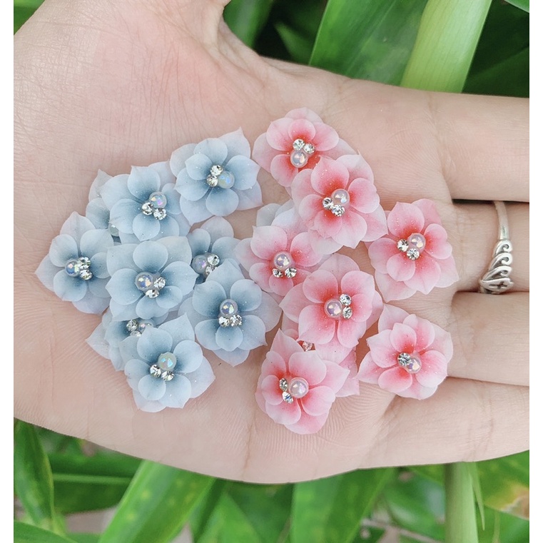 hoa nail_hoa bột( vuông full chaan 9 cánh)