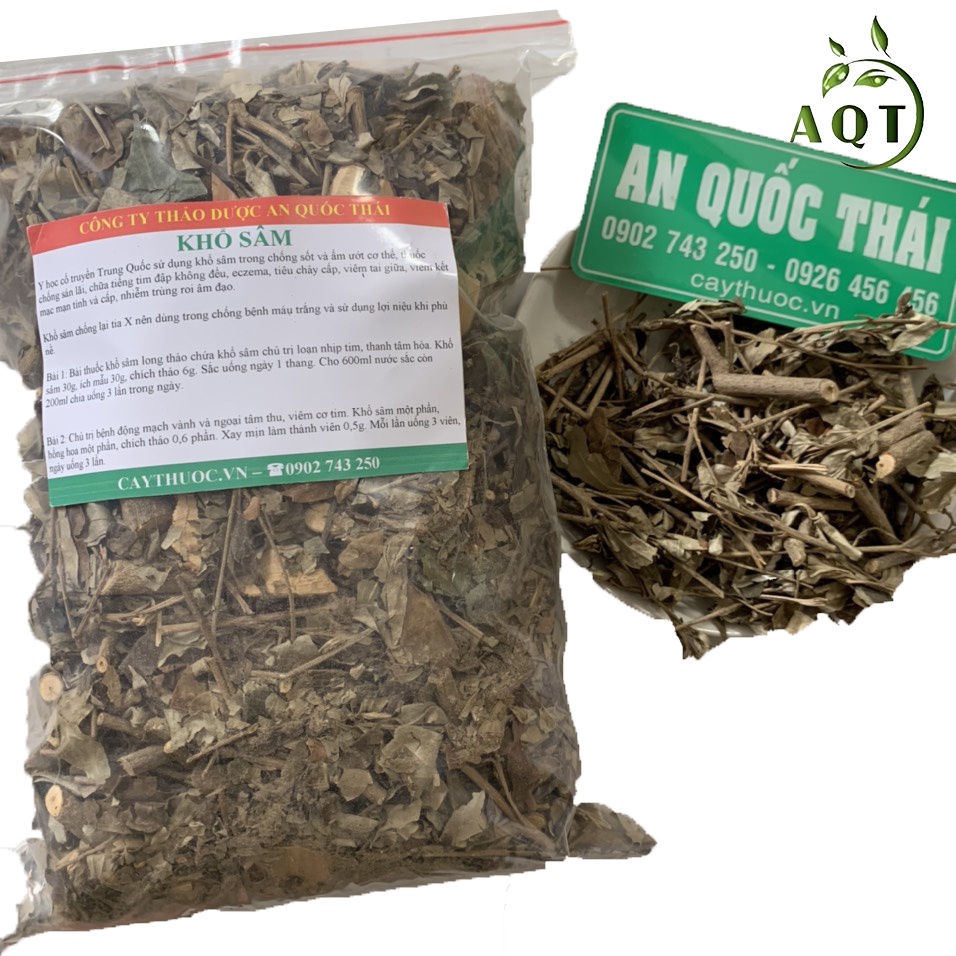 1kg Cây Khổ Sâm Khô [Loại 1] Thơm, Sạch, Hỗ Trợ Viêm Đại Tràng