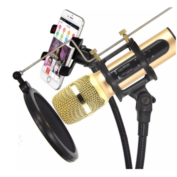 Bộ micro thu âm karaoke livestream C11 Kèm đầy đủ phụ kiện Hát karaoke livetream