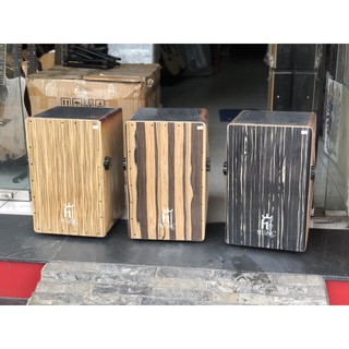 Trống cajon gỗ cẩm, cajon gỗ sồi có gắn EQ