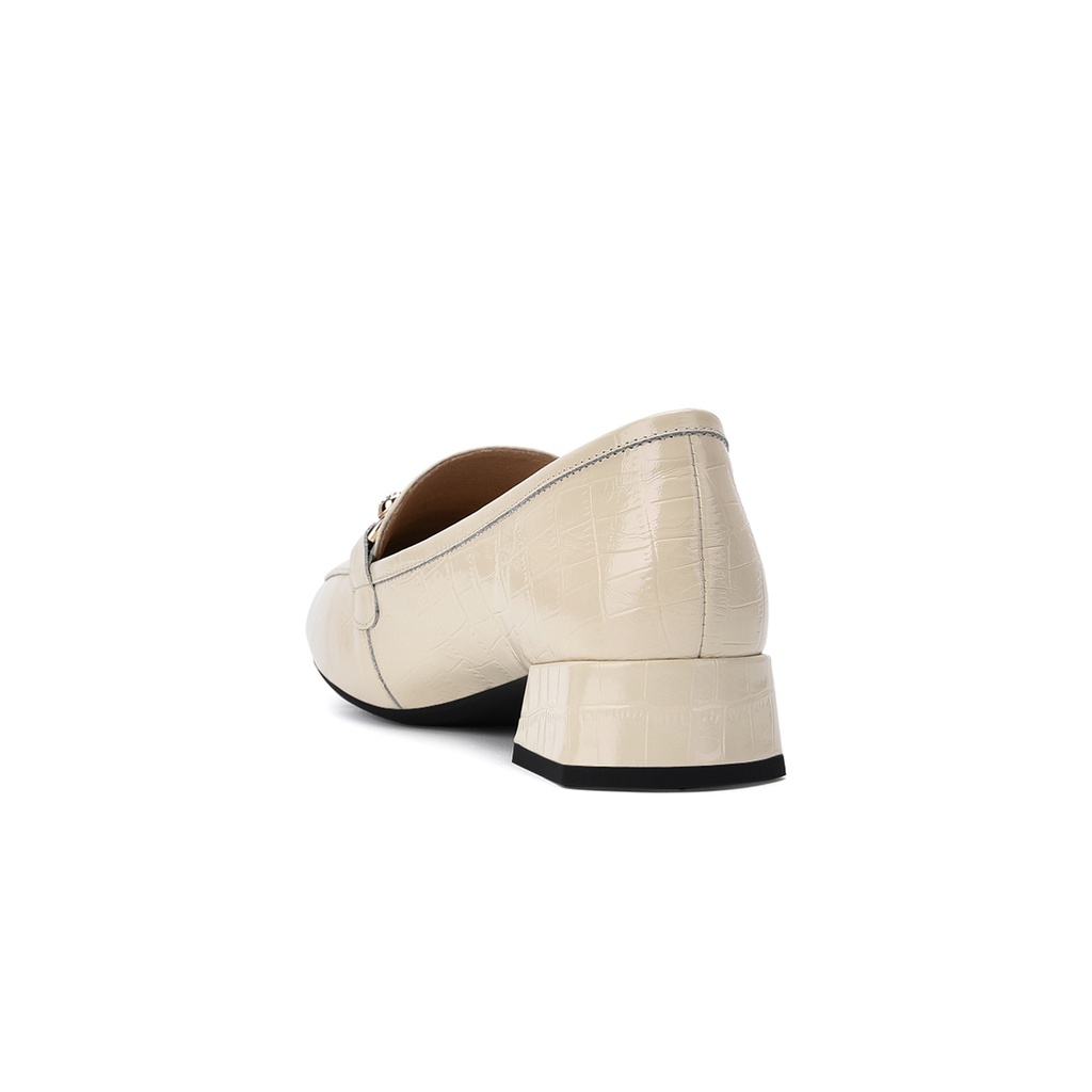 Giày lười nữ Zuciani da bò cao cấp thiết kế Loafer gót vuông 3cm thanh lịch - GZD44