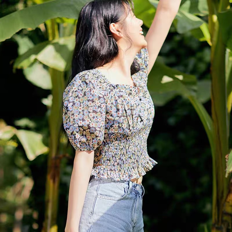 Áo hoa kiểu Peacebird