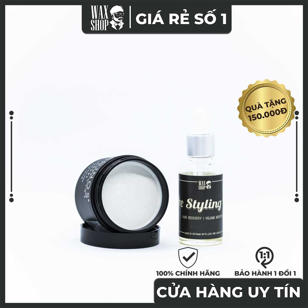 Sáp Vuốt Tóc Pacinos Dryfi ⚡[Bao Test] ⚡Siêu Giữ Nếp Tóc tới 24 Tiếng, Tặng Kèm Pre-Styling Oil và Lược (Được Chọn)