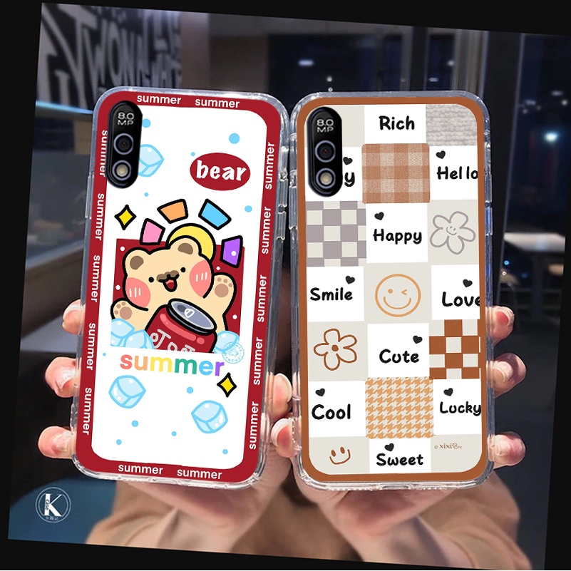 Ốp lưng Vsmart BEE / BEE 3 / LIVE / STAR trái tim hình gấu cute cá tính, giá rẻ, cực bền