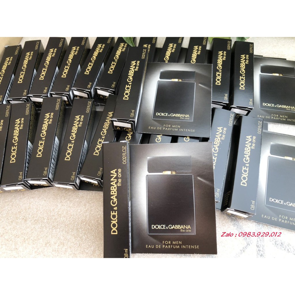 Nước Hoa Vial D&amp;G Dolce &amp; Gabbana The One For Men Intense