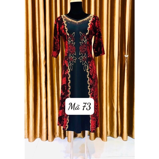 ĐẦM TRUNG NIÊN THUN KIM SA CAO CẤP M73