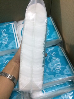 Combo 4 gói bông tẩy trang Soft Tip Thái Lan