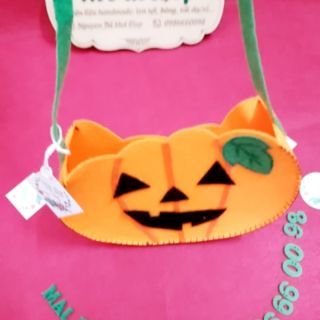 Set 3 túi bí ngô Halloween