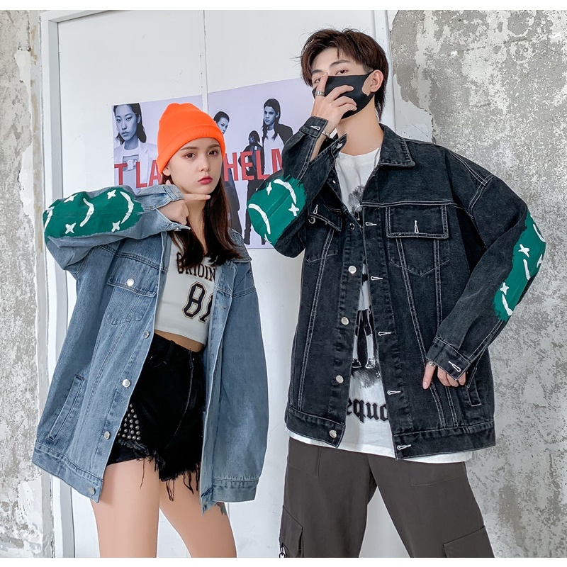 Áo Khoác Jean Nam Nữ Unisex Thời Trang Trung Hàn HÀNG QCCC Mẫu Mới Nhất J000