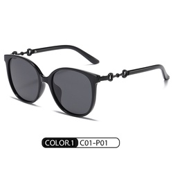 Kính mát phân cực ZEliN LS327 gọng tròn lớn thời trang