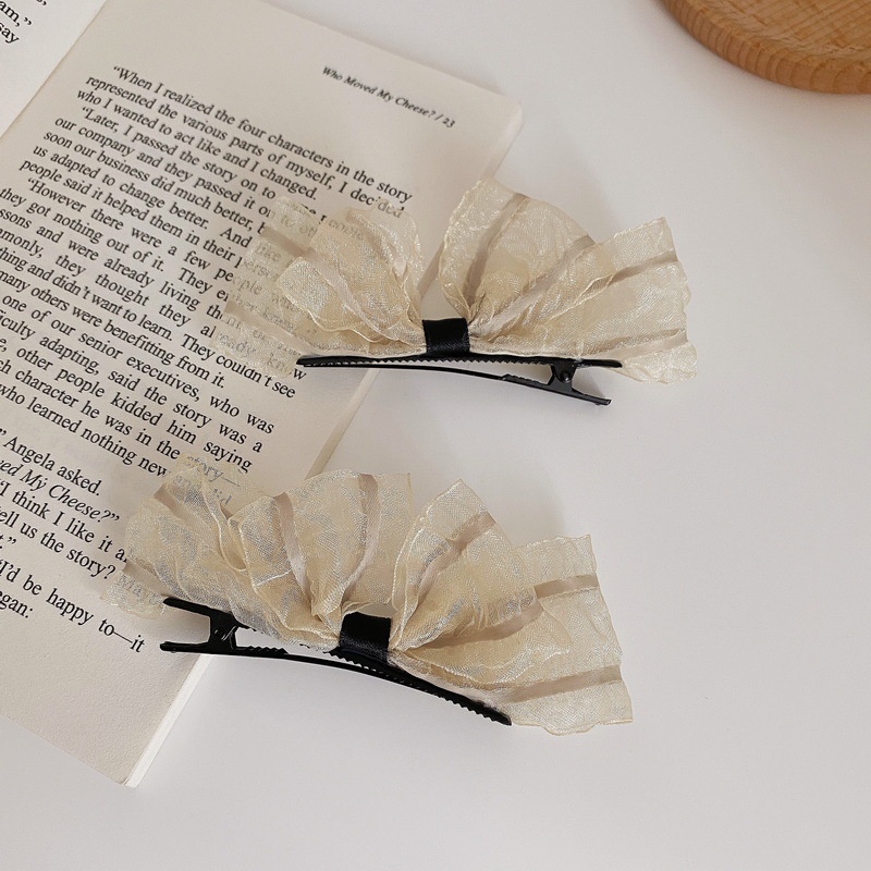 Cặp kẹp tóc hình nơ xinh xắn dễ thương cho bé gái