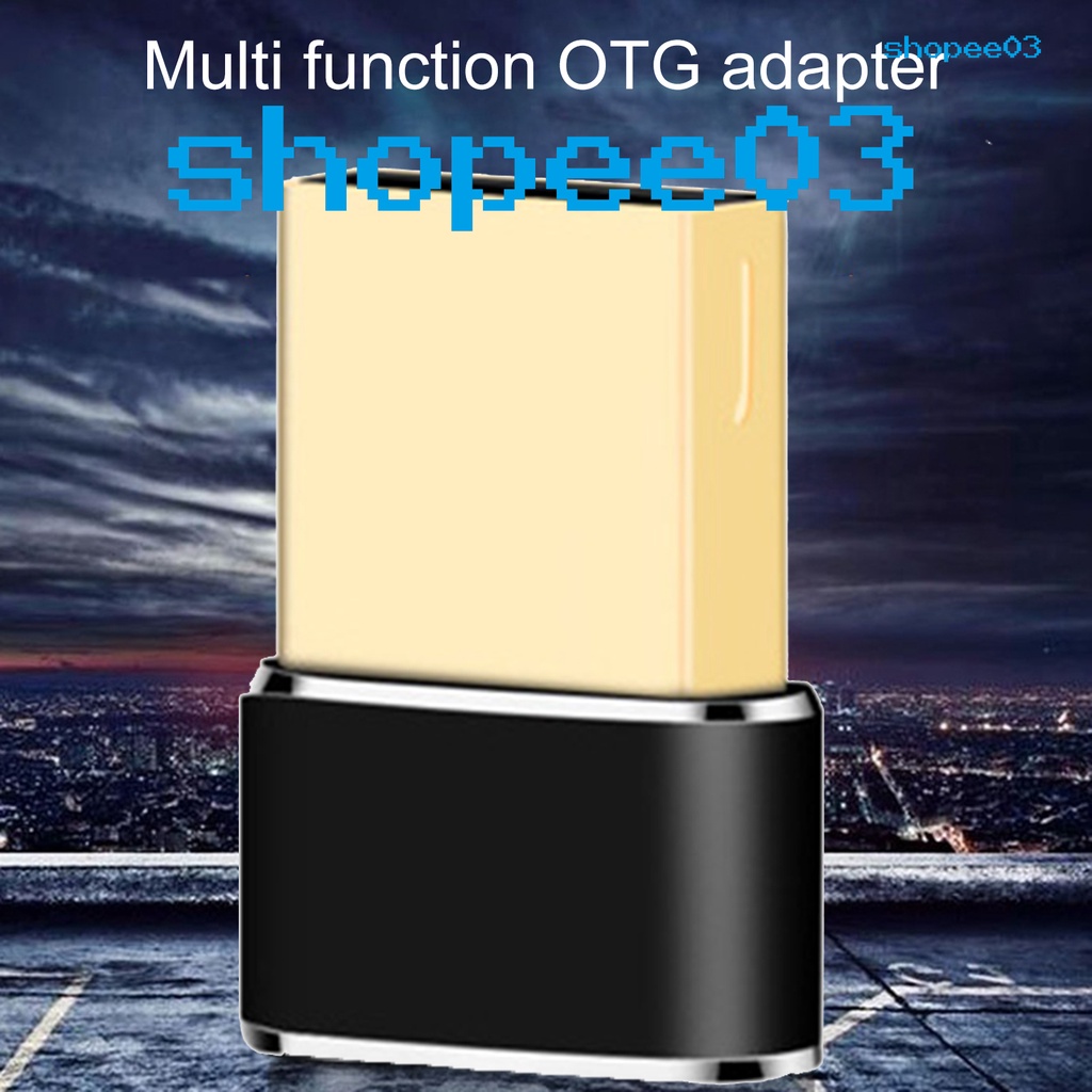 Đầu chuyển đổi dữ liệu OTG Type-C sang USB bằng hợp kim nhôm chống oxy hóa cho điện thoại/laptop/PC
