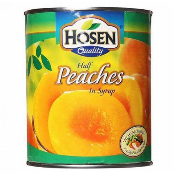 Tổng hợp đào ngâm các hãng: Rhodes, Kronos, Hosen, Thái Lan Boddob - Đóng lon 825gr