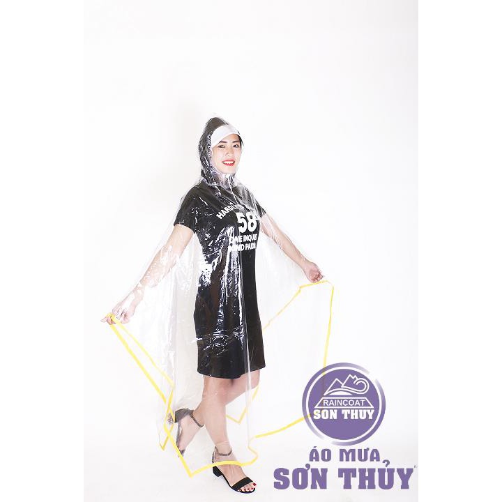 ÁO MƯA TRONG SUỐT cơn thủy loại cao cấp